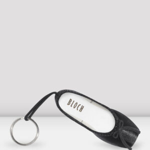 Bloch Mini klúčenka Baletná topánka – Black Satin
