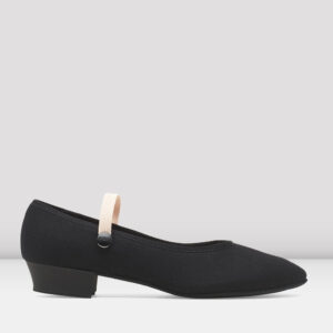 Bloch Accent – detské, opätok 2,5 cm – Black Canvas